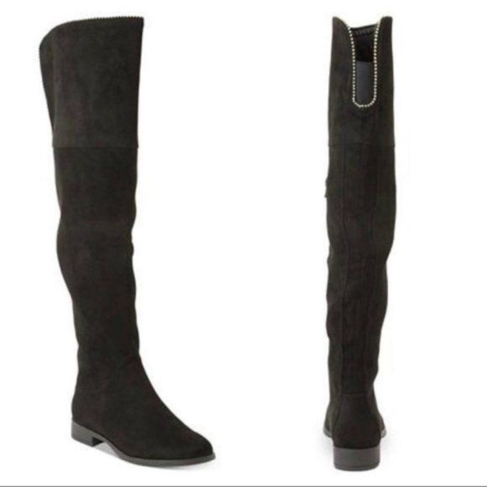 XOXO Charcoal Over the Knee Boots